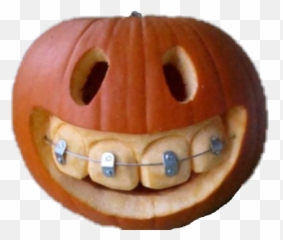Jack - Ou0027lanterns Sticker Challenge On Picsart Calabazas Halloween Con Brackets Emoji,Emoji Pumpkin Carving Template