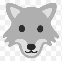 Wolf Emoji - Kurt Emojisi,Inverted Cross Emoji