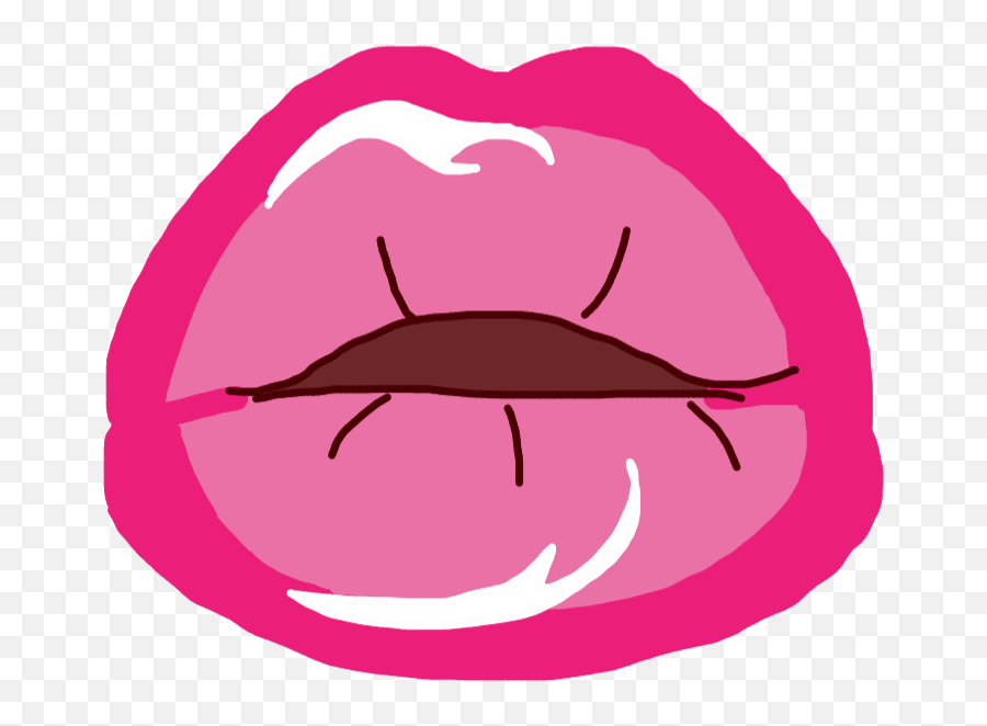 Tumblr Kiss Beso Kisses Sticker - Sticker Hd Pink Png Emoji,Emoticon Labios