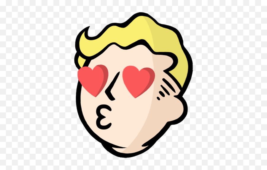 Fallout C - Vault Boy Head Png Emoji,Wholesome Heart Emoji Memes