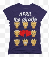 Giraffe Womenu0027s T Shirts Design By Humans Page 1 - Short Sleeve Emoji,Giraffe Emoji
