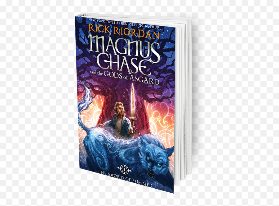 You Can Set The Tone - Magnus Chase Book 1 Cover Emoji,Pics Of Rick Riordan's Books That Have Emotion