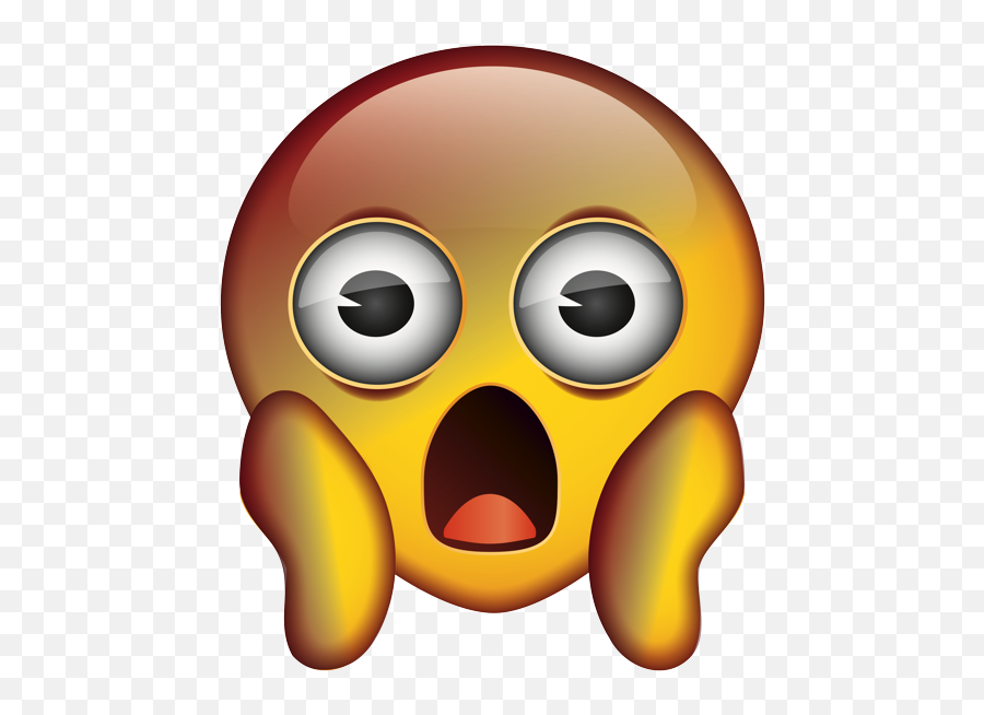 Face Screaming In Fear 0 - Happy Emoji,Scream Face Emoji