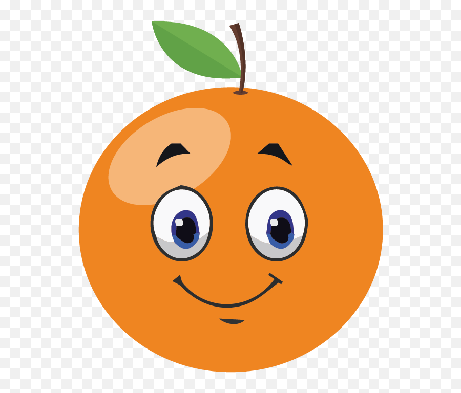 Fruit Expression Smile Orange - Happy Emoji,Thanksgiving Emoticon Code