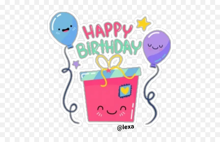 Sticker Maker - Label Happy Birthday Emoji,Happy April Birthday Emojis