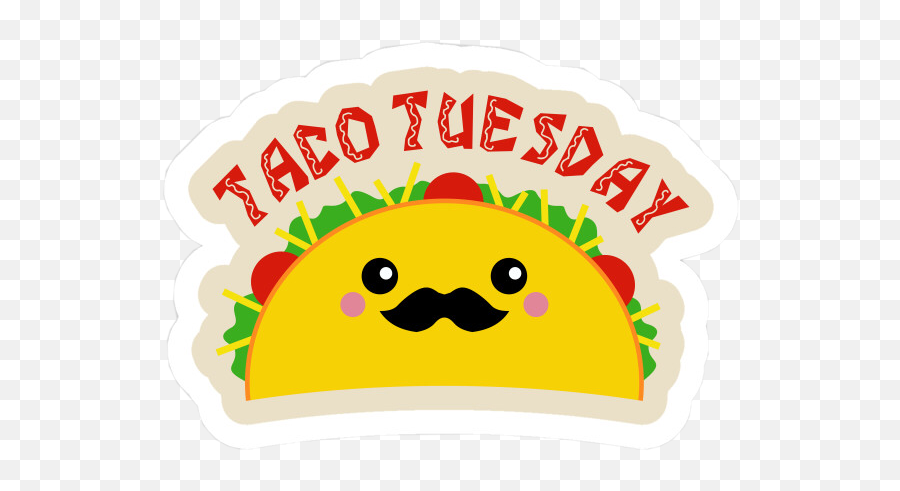 Taco Tuesday Tacotuesday Sticker - Happy Emoji,Cute Salad Emojis