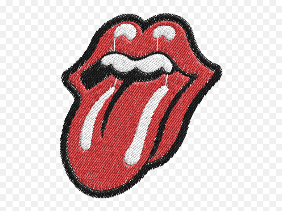 Matriz De Bordado Rollings Stones - Rolling Stones Zunge Png Emoji,Stoner Emoticons