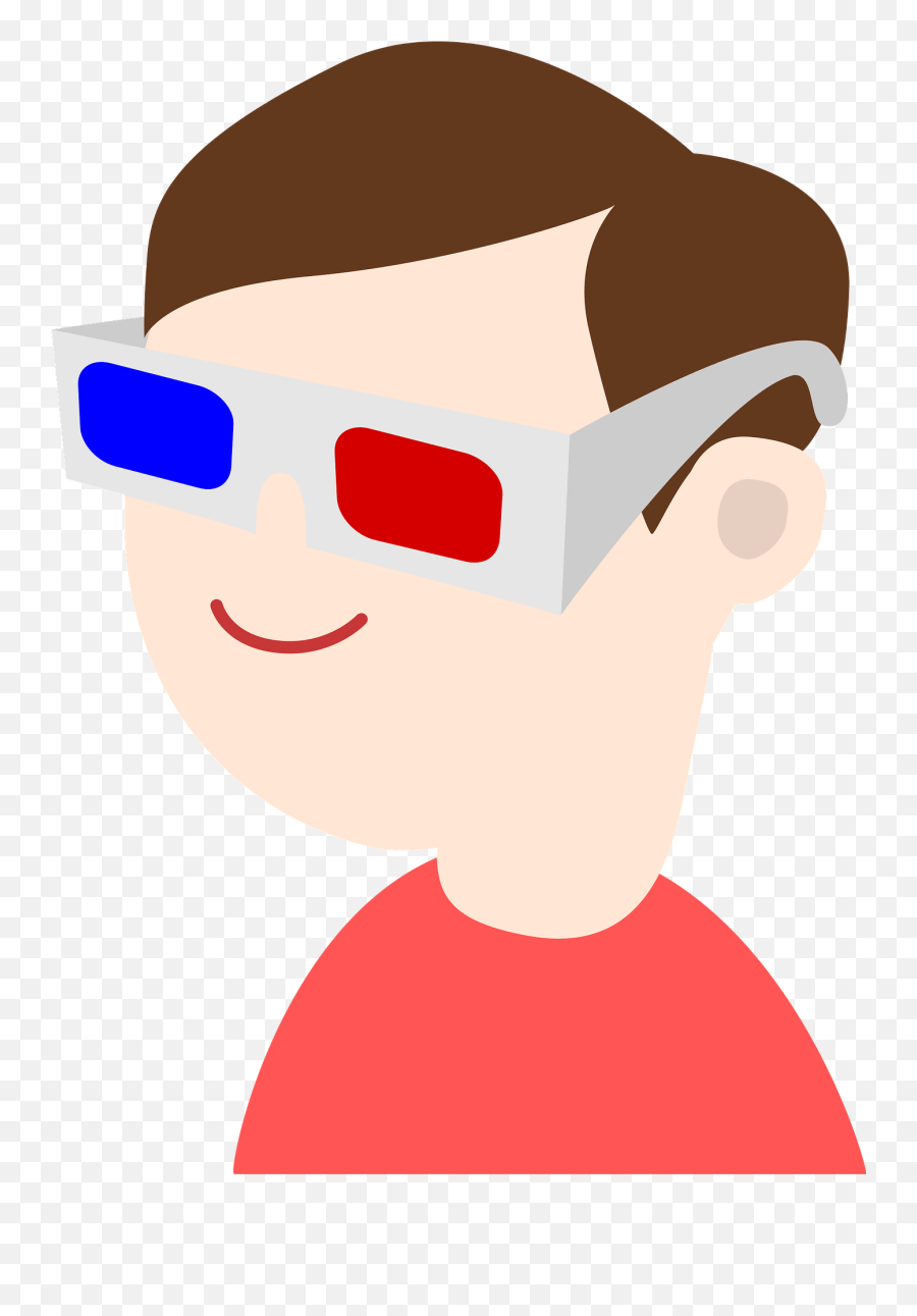 Boy Wearing 3d Glasses Clipart Free Download Transparent - Polarizacion Dibujos Animados Emoji,Guy Wearing Sun Glasses Emoticon
