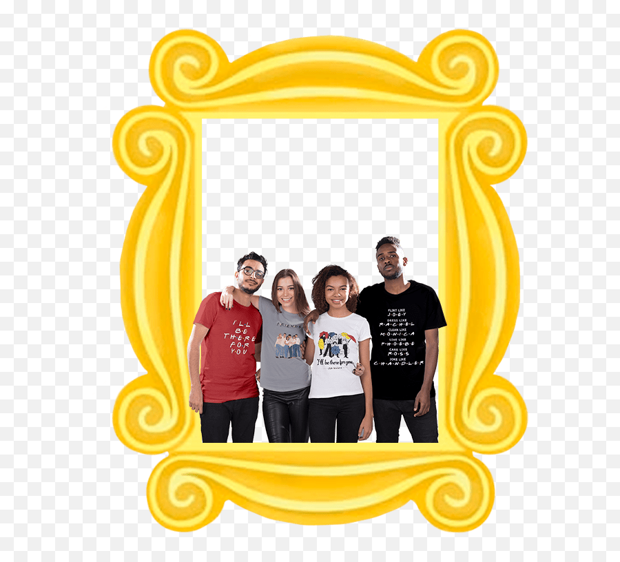 Printed T - Friends Frame Sticker Emoji,Girls Emoji T Shirts Size