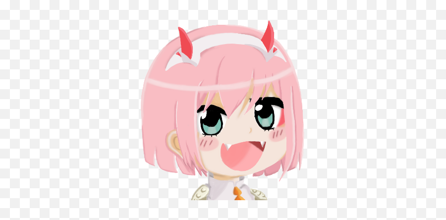 Zero - Two Short Hair Shinkandy Illustrations Art Street Zero Two Short Hair Emoji,Geek And Sundry Discord Emojis