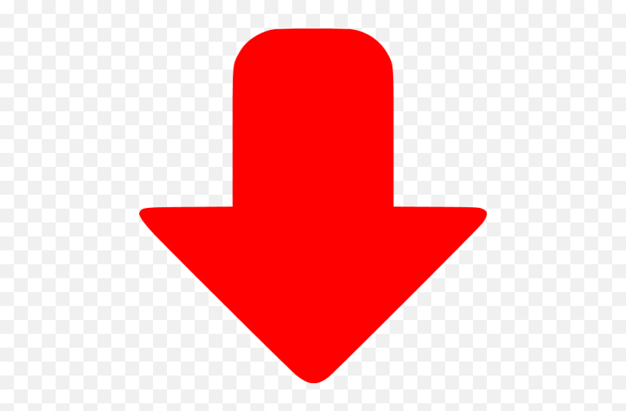 Red Down Icon - Arrow Down Clipart Gif Emoji,Red Down Arrow Emoticon