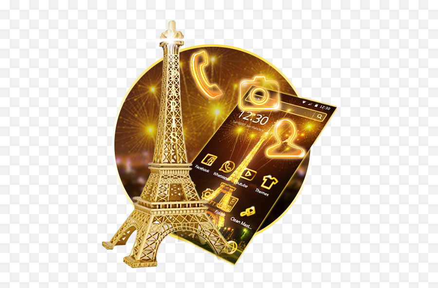 Golden Paris Eiffel Tower 113 Apk Download - Goldenparis Tower Emoji,Eiffel Emojis