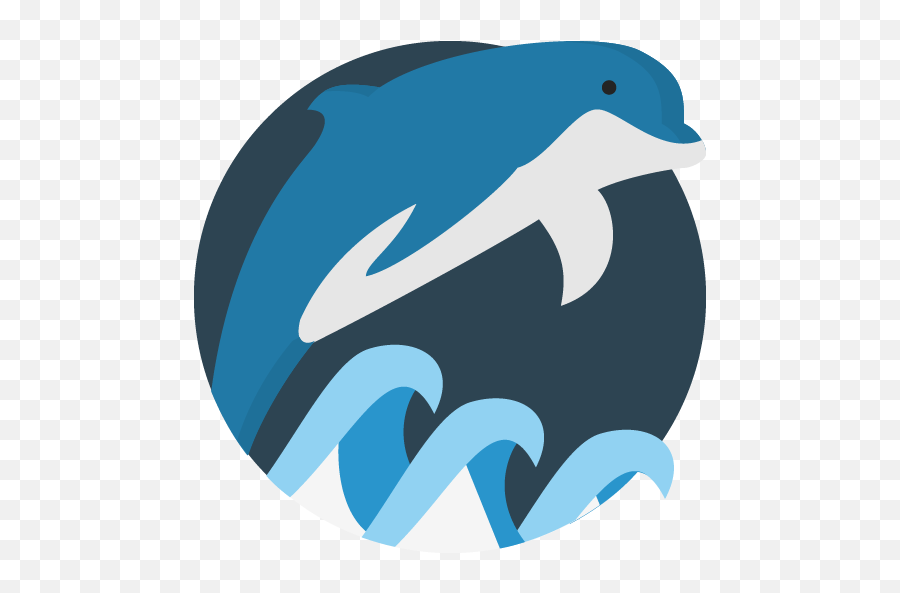 Dolphin Icon 1 - Dolphin Icon Emoji,Dolphin Emotions