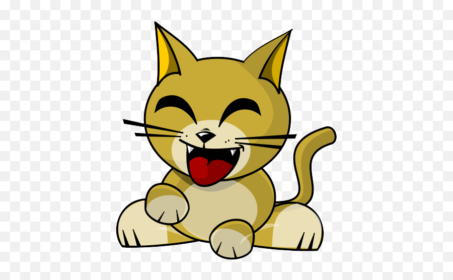 Funny Cat Clipart - Clip Art Library Emoji,Ridiculous Cat Emojis Free
