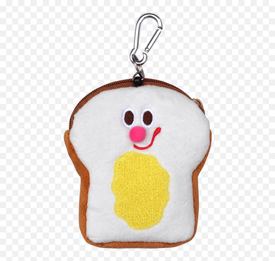 Pass Card Case Butter Toast With Zipper Emoji,Air From Nose Emoji