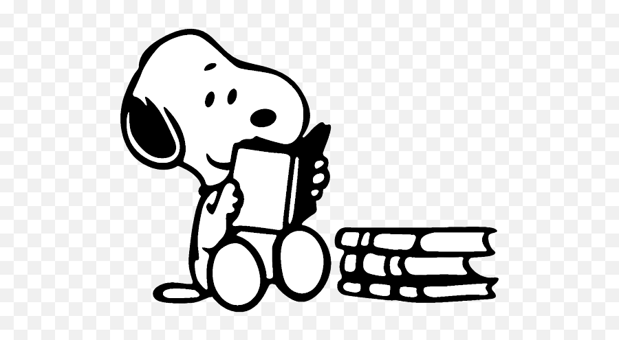 Snoopy Reading Puzzle By Dustin L Carrico Pixels Emoji,Snoopy Emoji Free