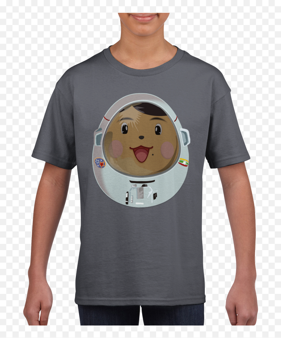 Pyit Taing Htaung Astronaut - Kids Unisex Tshirt Emoji,Hands On Chest Emoji