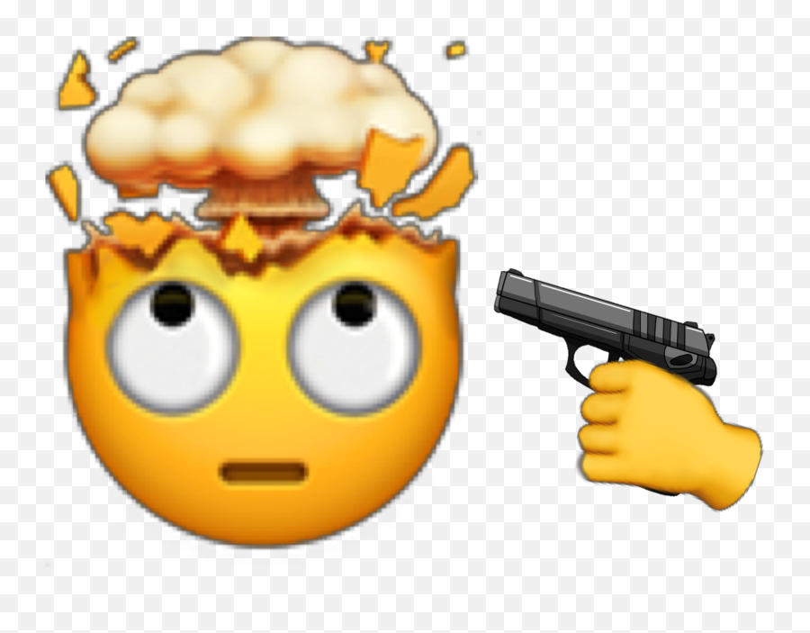 Ugh Shoot Sticker - Weapons Emoji,Shooting Emoticon