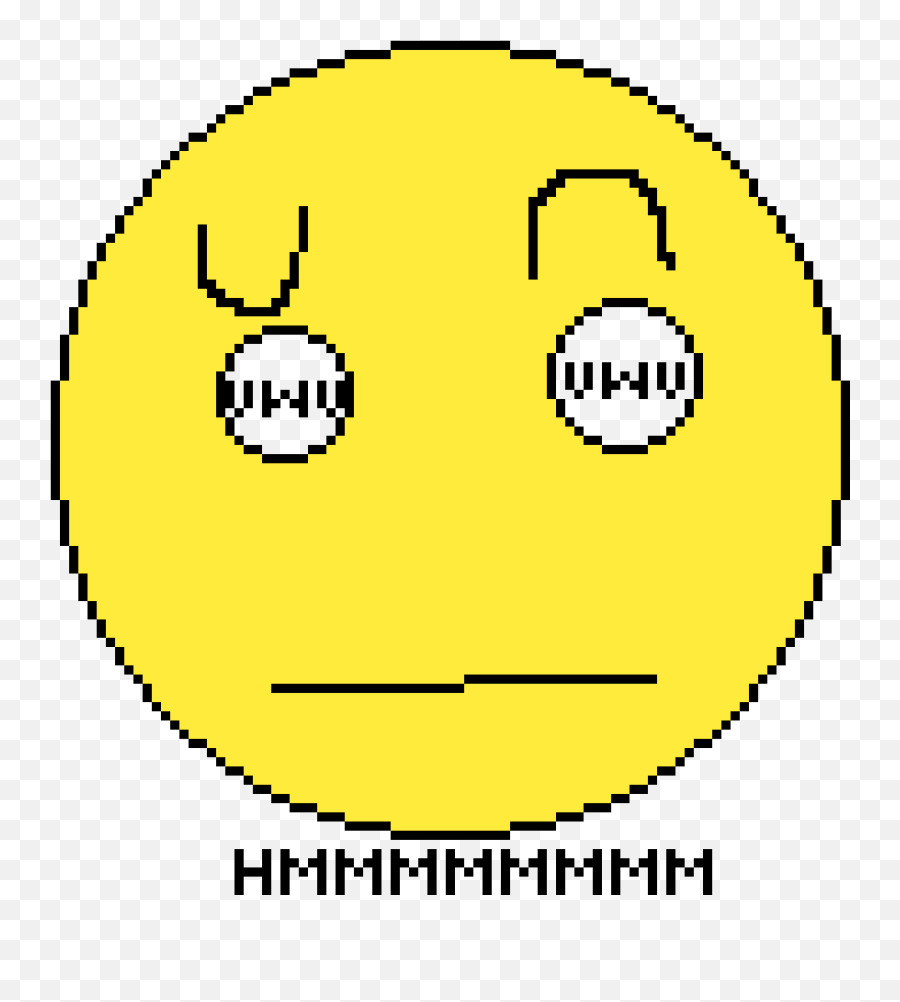 Pixilart - Hmmmm By Nomnomnoob Portable Network Graphics Emoji,Hmmm Emoticon