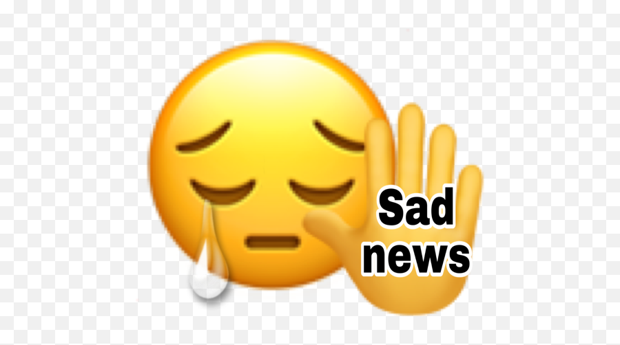 Stop Sadnews Sad Bad Cry Sticker By Proomo - Happy Emoji,Imoji Or Emoji