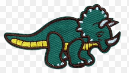 Nu2yu - Embroidered Patch Emoji,Dinosaur Emoticon