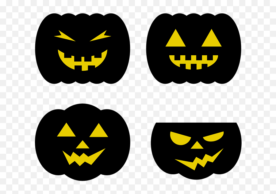 Halloween Abóbora Emoticons - Dot Emoji,Emoticons De Bruxa