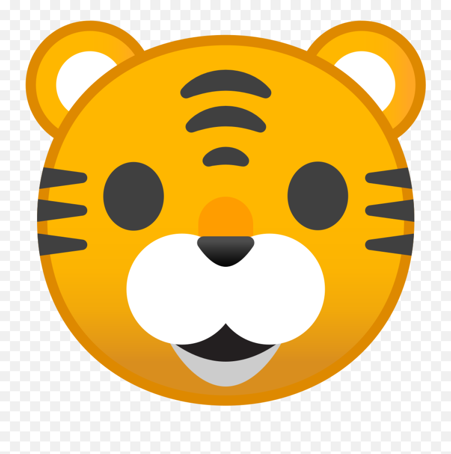 Tiger Face Emoji - Emoji Tigre,Tiger Emoji