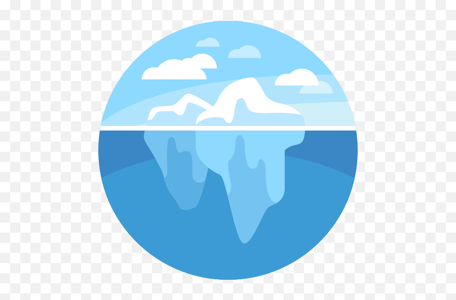 Vector Icon Design - Iceberg Icon Png Emoji,Iceberg Emoticon