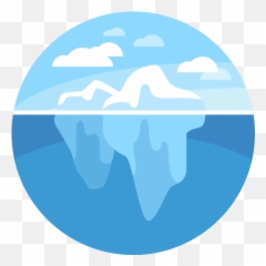 Vector Icon Design - Iceberg Icon Png Emoji,Iceberg Emoticon