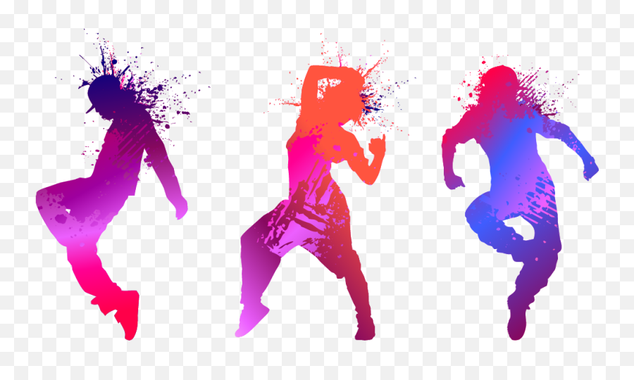 Download Dance Figures Vector Silhouette Drawing Free Photo - Vector Dance Silhouette Png Emoji,Breakdance Emoticon