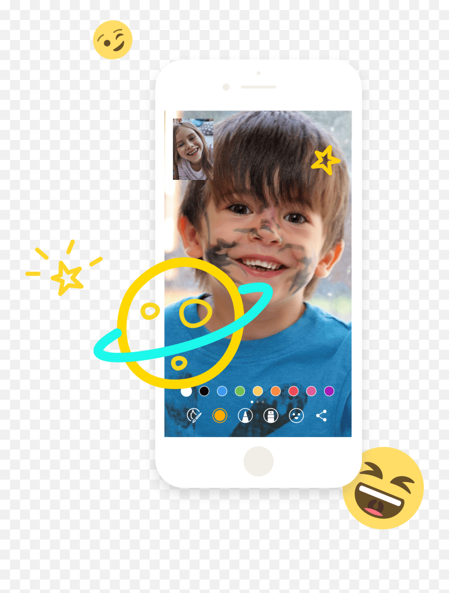 Justalk Kids - Smartphone Emoji,Chat App With Adult Emoticon