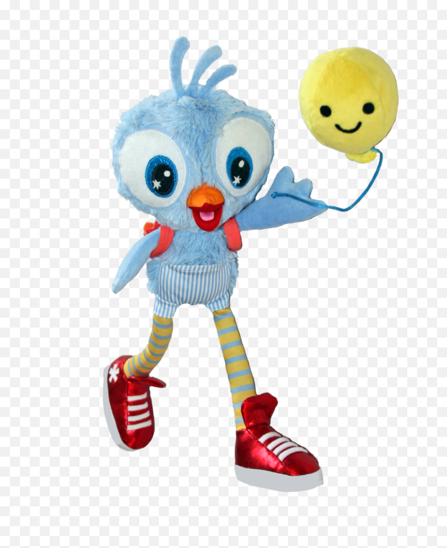Happy The Birthday Bird Plush Toy With Pop Happyu0027s Mini - Balloon Friend Happy Emoji,Happy Birthday Emoticon