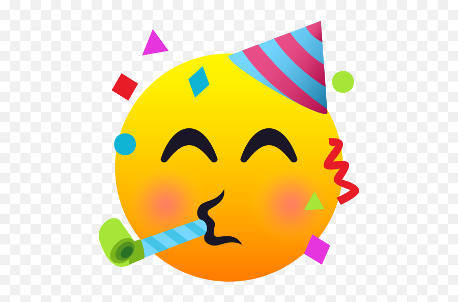 Emoji Festive Face Content Party,Birthday Emoji