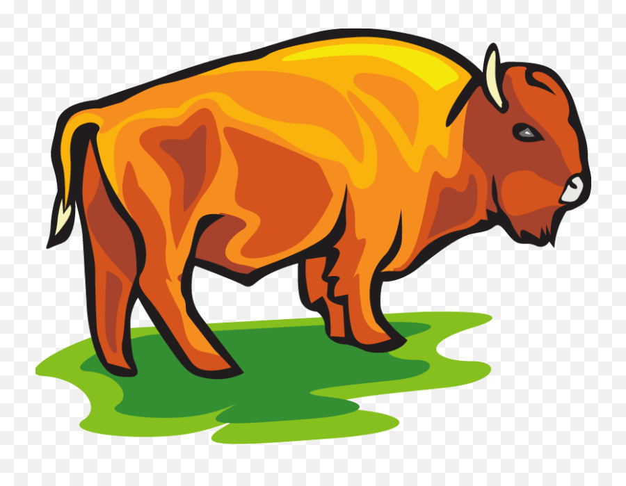 Buffalo Kansas Bison Clipart Kid - Clip Art Emoji,Bison Emoji