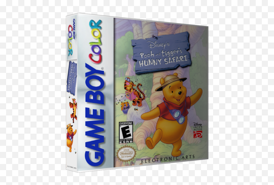 Gameboy Color Pooh And Tiggers Hunny Safari Game Cover To Fit A Ugc Style Replacement Game Case - Legend Of Zelda Links Awakening Dx Emoji,Tigger Emoticon
