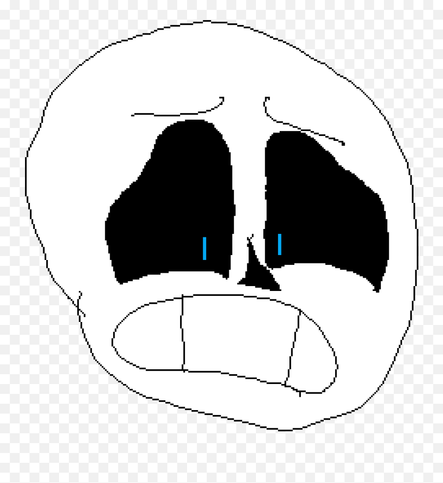 Pixilart - A Emoji For My Discord By Arandomskeleton Dot,Drawings Of Black And White Emojis