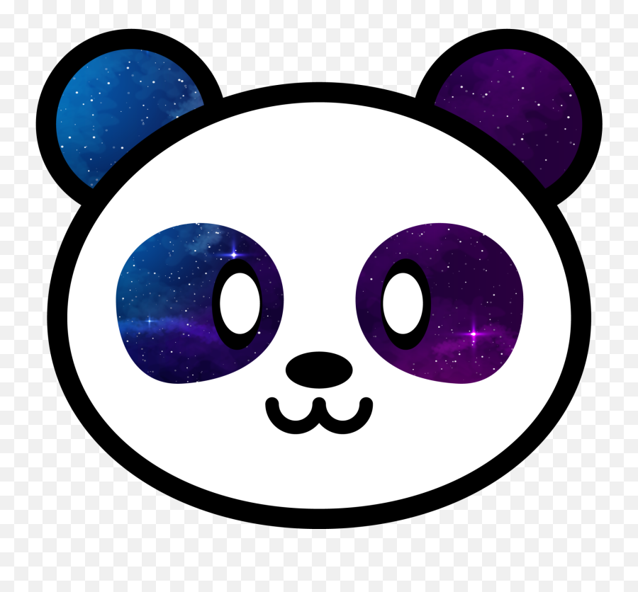 Anime Galaxy Panda Animal Rug - Anime Panda Emoji,Panda Emoticon Face Character Print Tank Top