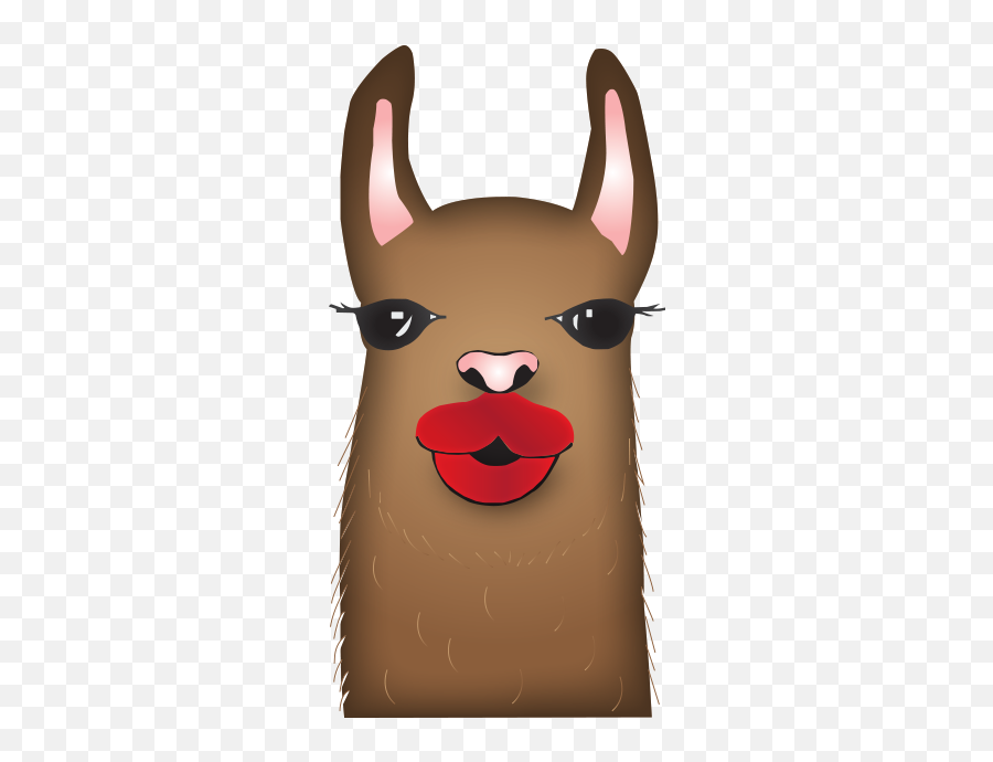 Codepen - Ugly Emoji,Llama Emoji