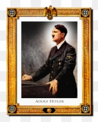 The Enigma Of Hitler - Hitler Portrait In A Frame Emoji,Hitler Emotion Fallacy
