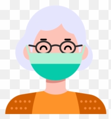 Mask Grandma Coronavirus Protection - Emoji Grandma,Grandma Emoticons
