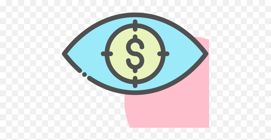 Eye Find Magnifier Search View Vision Free Icon Of - Money Objective Icon Emoji,Facebook Emoticons Side Eye