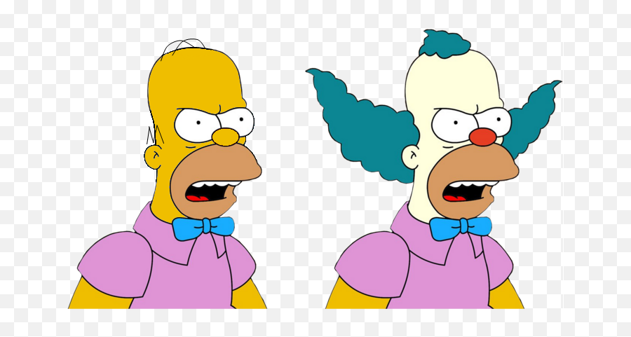 Til Homer Simpson Was Originally - Krusty The Clown Mean Emoji,Homer Simpson Bottling Up His Emotions