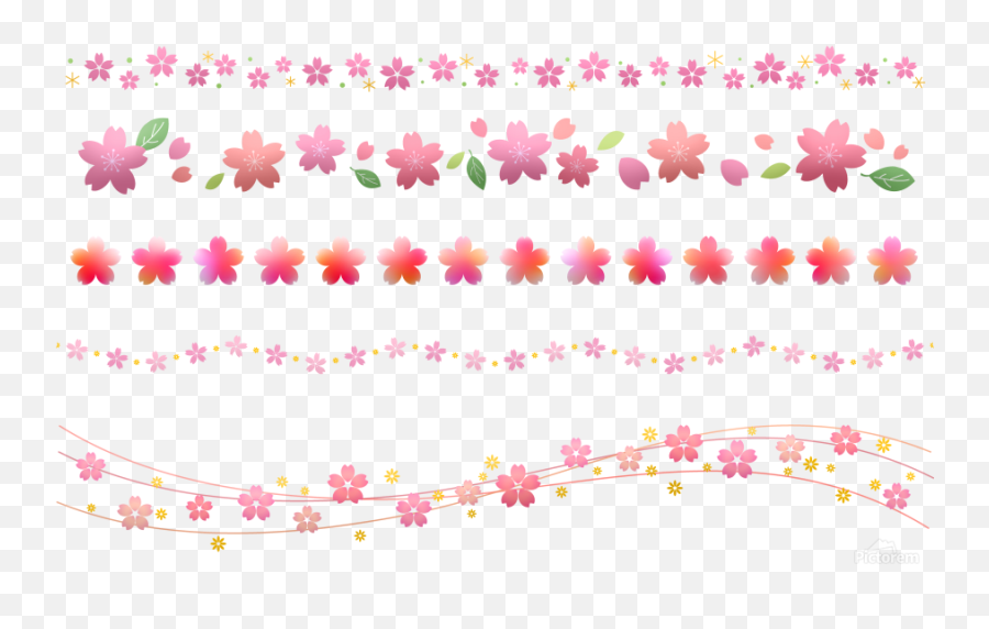 Sakura Border Cherry Blossom - Sakura Border Emoji,Sakura Sakura Sweet Emotion