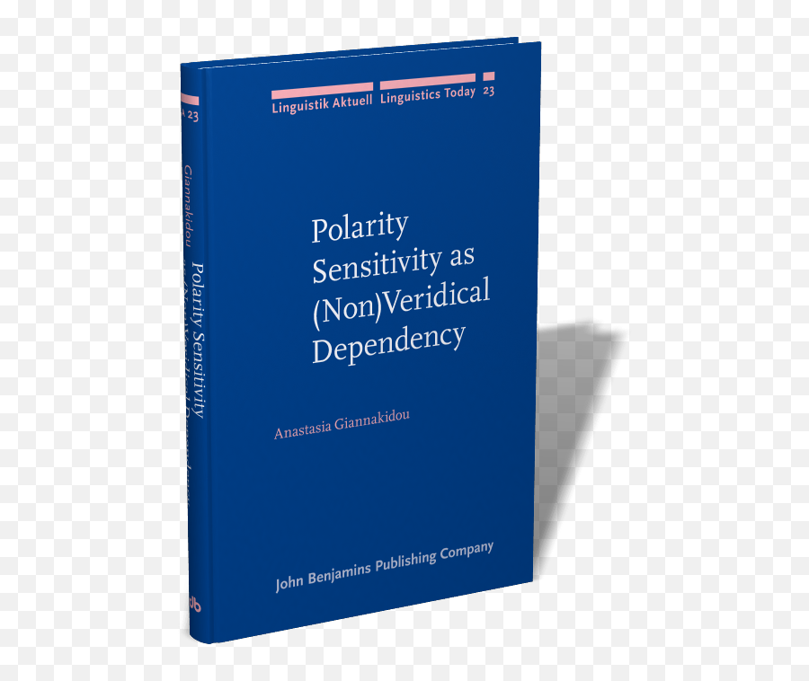Polarity Sensitivity As Nonveridical Dependency - Morphology And Syntax Dps Emoji,Kishimoto Good A Conveying Emotion