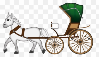 Horse And Carriage Emoji Transparent - Ancient Time Ancient Means Of Transport,Guess The Emoji Horse And Arm