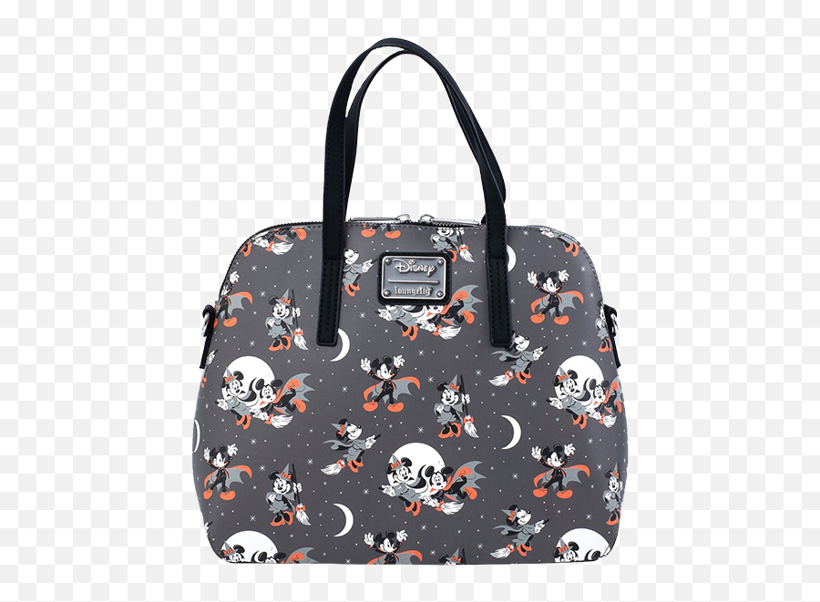 Mickey And Minnie Halloween Aop Crossbody By Loungefly - Halloween Mickey And Minnie Loungefly Emoji,Minnie Mouse Print Text Emoji