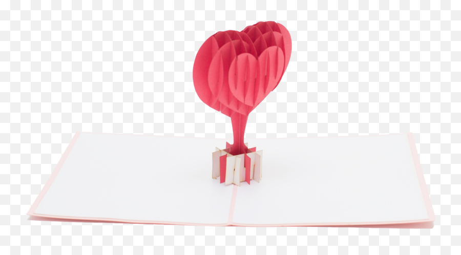 Red Balloon Heart Pop Up Card Pop Joy Cards Emoji,Popping A Balloon Emoticon