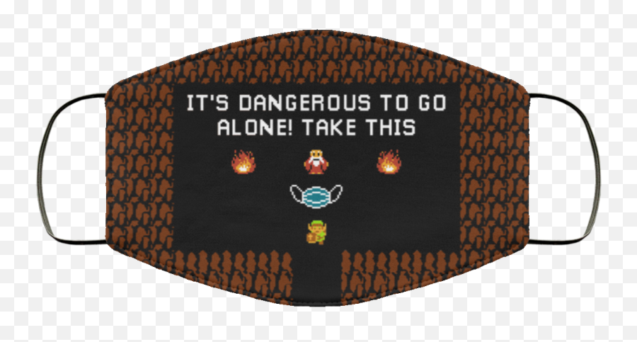 Legend Zelda Itu0027s Dangerous To Go Alone Take This Washable Reusable Custom - Printed Cloth Face Mask Cover Emoji,Legend Of Zelda Light Emotion Online