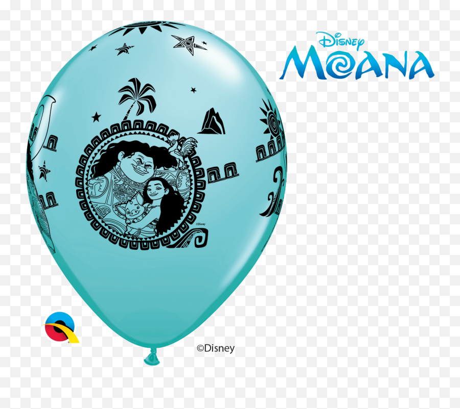 11 Round Disney Moana U0026 Maui Balloons 25 Pack U2013 Instaballoons - Moana Emoji,Moana Emoji