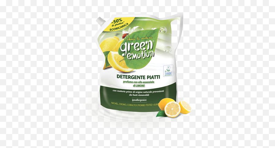 Eco - Refill Lemon Dish Detergent Detersivi Green Emotion Emoji,Toes And Emotions